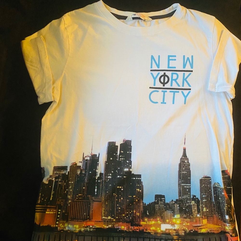 H&M boys printed t-shirt 12-14